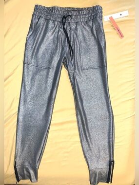 Standing Tree Metallic Silver Women’s Pants NWT Medium